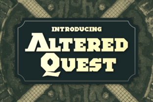 Altered Quest: A Striking Typeface for Bold Campaigns