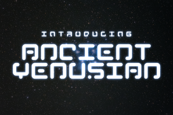 Ancient Venusian: The Outer Space Typeface for Editorial Design