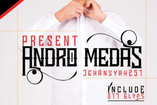Andro Medas: A Striking Display Typeface for Bold Branding