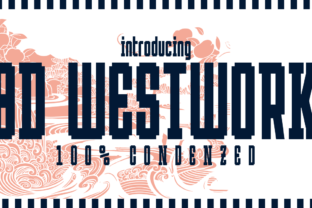 BD Westwork: A Condensed Display Typeface for Editorial Design