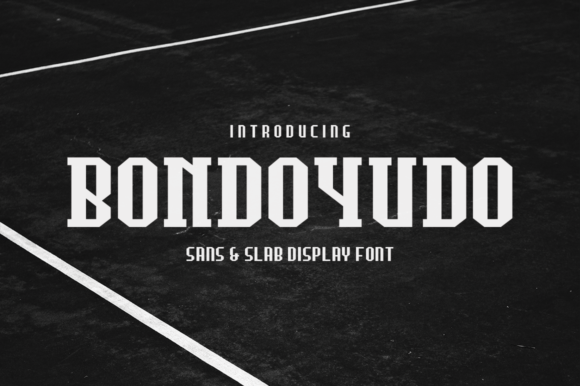 Bondoyudo: The Bold Display Typeface for Handmade Brands