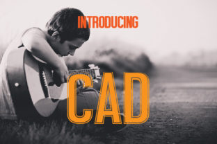 CAD Typeface: A Modern Display Font for Digital Branding