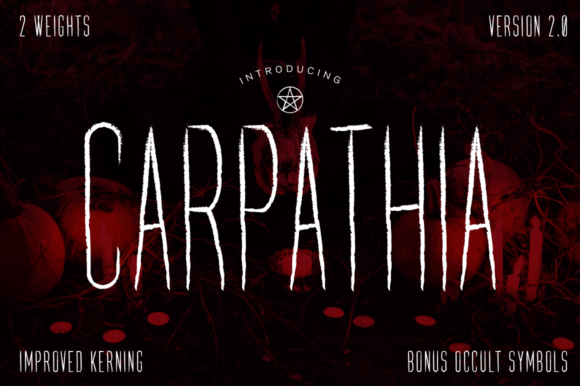 Carpathia: The Spooky Display Font for Handmade Brands