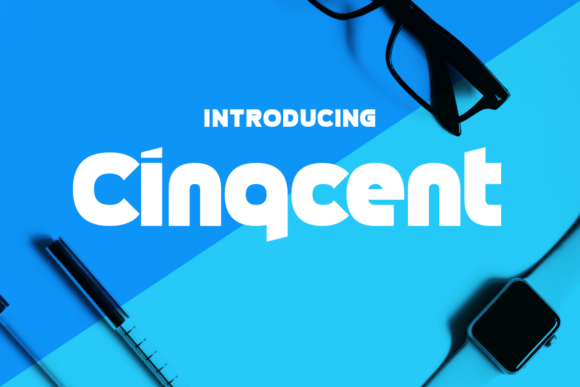 Cinqcent: A Simple Yet Striking Typeface for Bold Branding