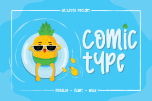Comic Type: A Hand-Drawn Display Font for Creative Makers