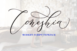 Coneshia: The Handwritten Script Font for Luxury Branding