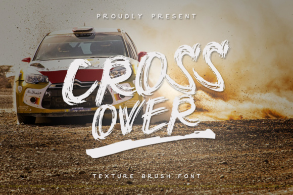 Cross over: A Brush Typeface for Modern Editorial Design