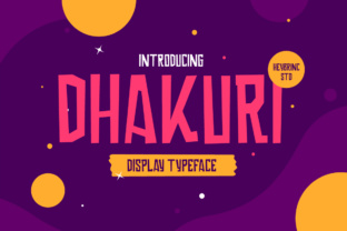 Dhakuri: The All Caps Display Typeface for Fun Branding