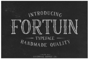 Fortuin: The Hand-Drawn Display Typeface for Modern Editorial Design