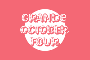 Grande October Four: A Striking Display Typeface for Makers