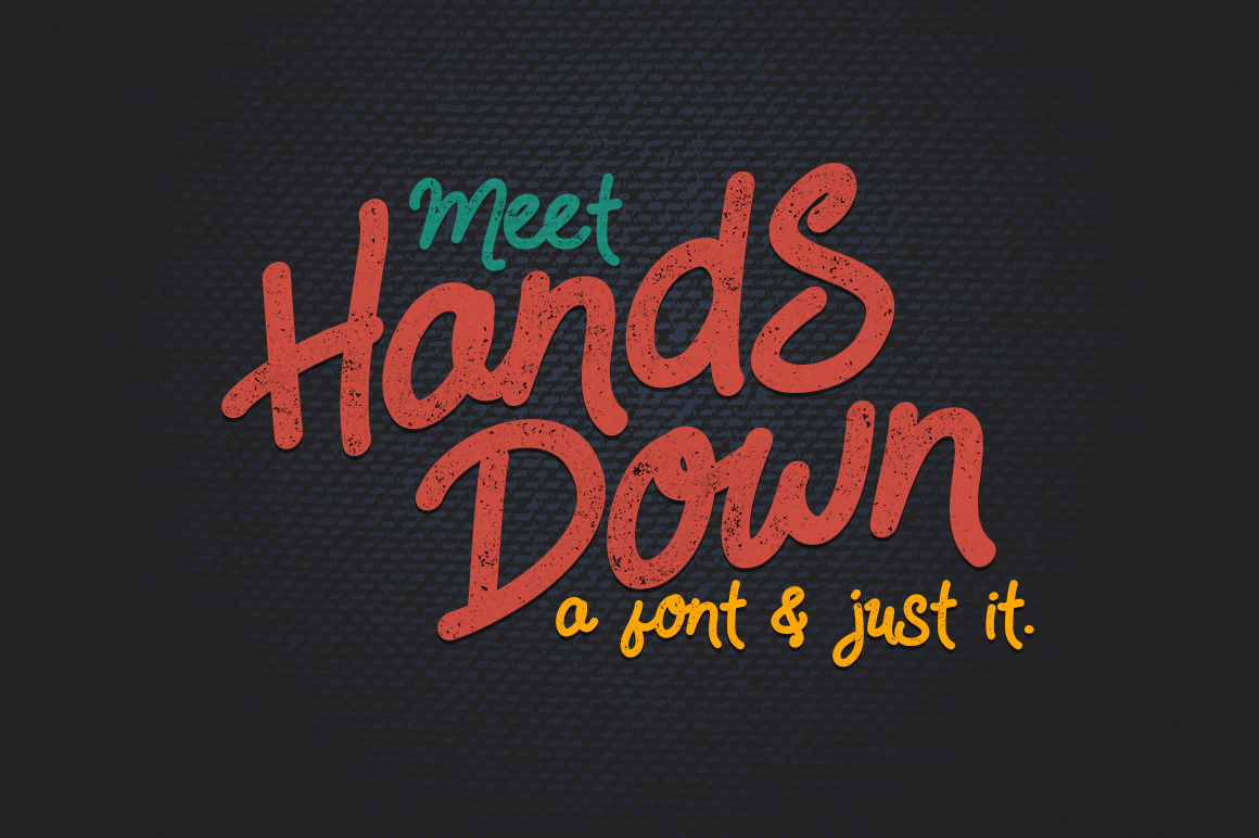 Hands Down: The Display Font for Authentic Small Business Branding