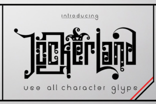 JockerLand: The Playful Royal Display Typeface for Modern Campaigns