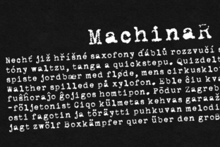 MachinaR: The Authentic Display Typeface for High-Impact Campaigns