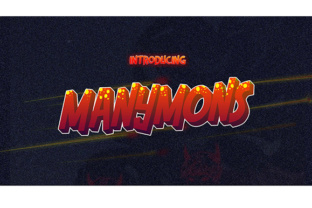 Manymons: The Bold Display Font Redefining Sans Serif Design
