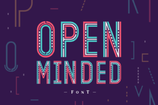 Open Minded: The Futuristic Typeface for Modern Branding