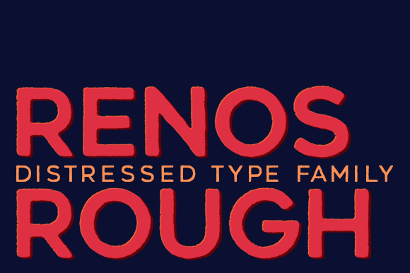 Renos Rough: The Bold Typeface for High-Impact Campaigns