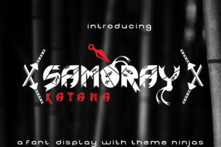 Samoray: A Ninja-Themed Display Typeface for Bold Web Design