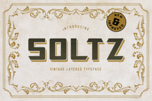 Soltz Typeface: Vintage Fonts for Authentic Small Business Branding