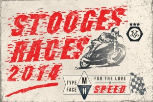 Stooges Races: The Retro Display Font for Vintage Brand Identity