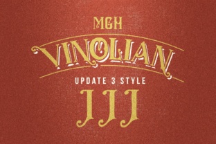 Vinolian: A Vintage Display Font for Handmade Branding